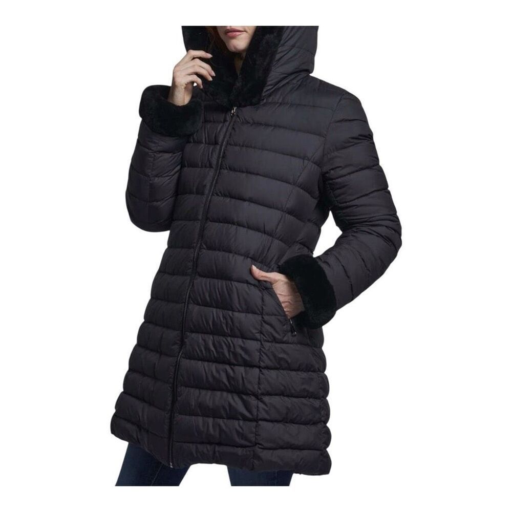 Blue Duck water resistant reversible genuine shearling 700 fill down coat S NWT - Picture 2 of 9
